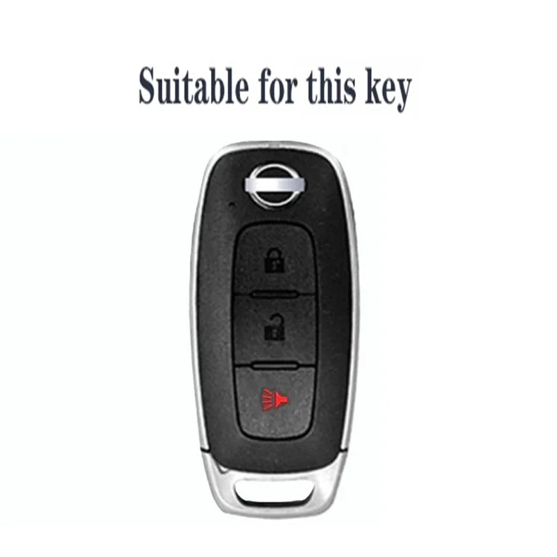 For Nissan X-TRAIL SYLPHY Altima Qashqai Pathfinder Kicks Ariya 2022-2026 Silicone Car Key Cover Case Shell Keychian Fob Holder