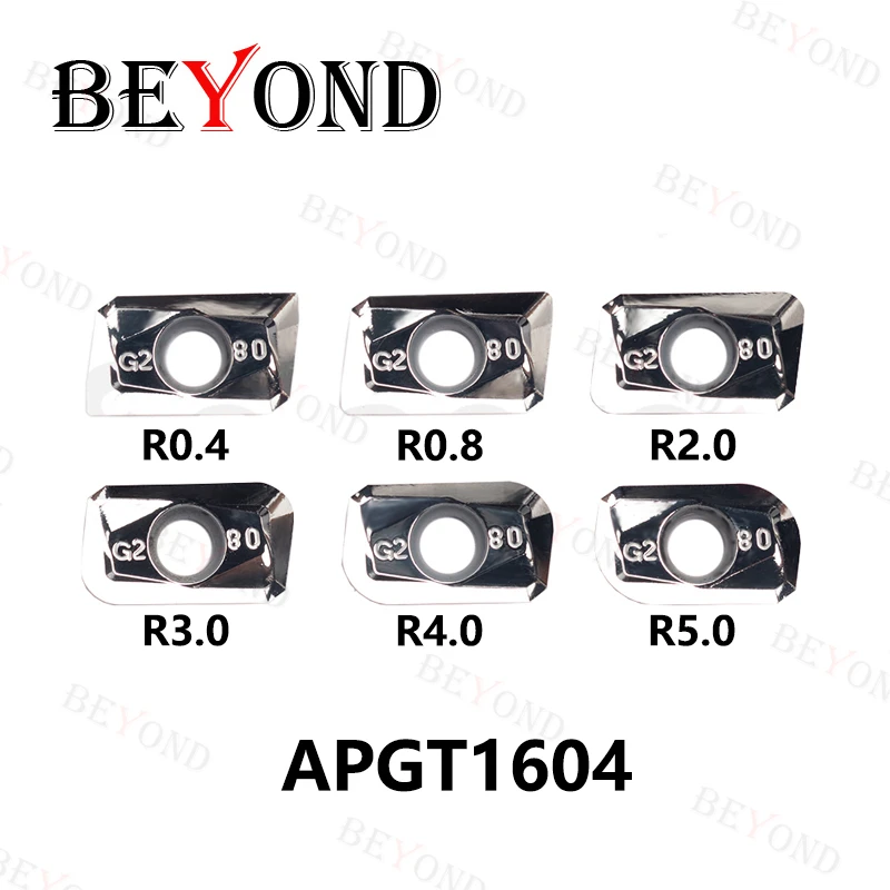 

Фрезерные Вставки BEYOND APGT, для алюминиевых фотоэлементов APGT160408, APGT160410, APGT160412, APGT160420, APGT160430, APGT1604, R2, R3, R4