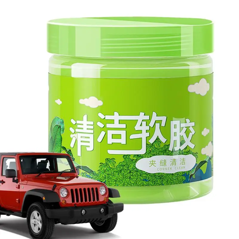 

Dust Cleaning Gel For Car Strong Viscosity Car Cleaning Gel Putty Reusable Car Vent Cleaner Portable Auto Detailing Remover Gel