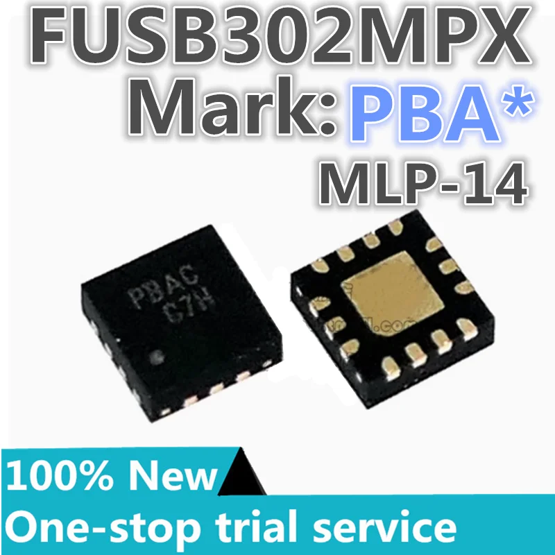 % новый контроллер FUSB302MPX Mark PBA * MLP14 Type-C с программируемым USB-чипом