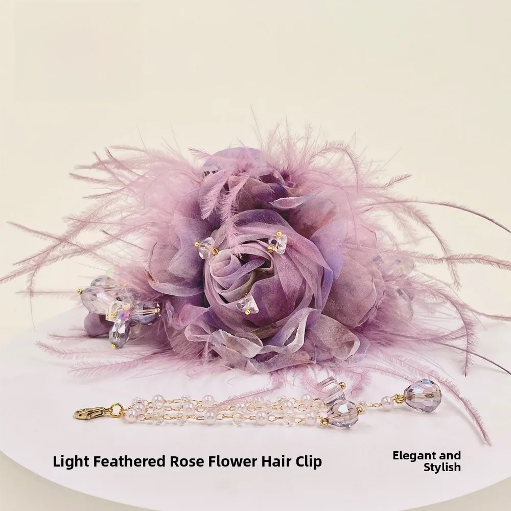 elegant-crystal-rose-feather-hair-clip-women's-luxury-hair-accessories-chignon-hairpin-fashionable-hair-decorations