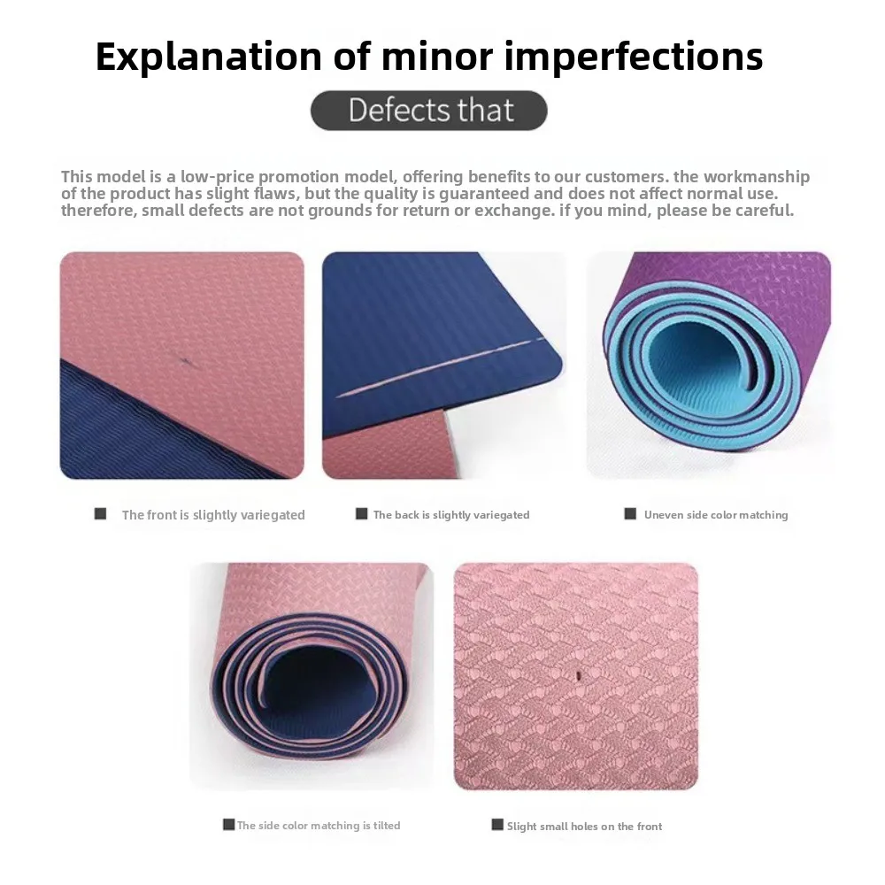 المحمولة TPE اليوغا الحصير 4 مللي متر سميكة صديقة للبيئة بساط جمباز عدم الانزلاق طوي بيلاتيس بساط جمباز معدات رياضية للصالة الرياضية