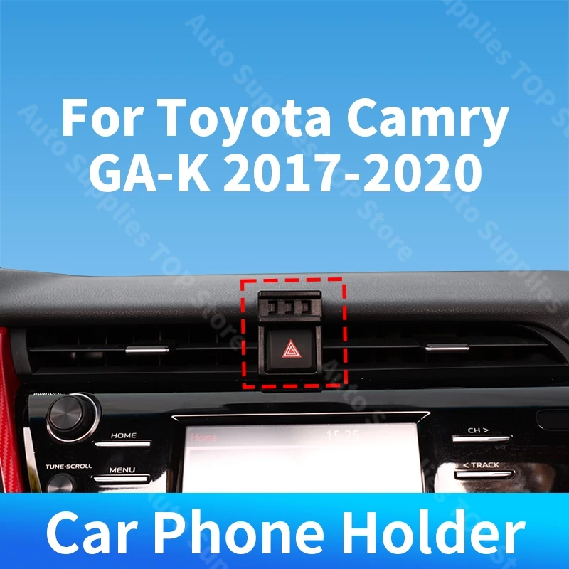 

For Totota Camry GA-K 2017 2018 2019 2020 Car Phone Holder Special Wireless Charger Gravity For Car Auto Interior Accessories