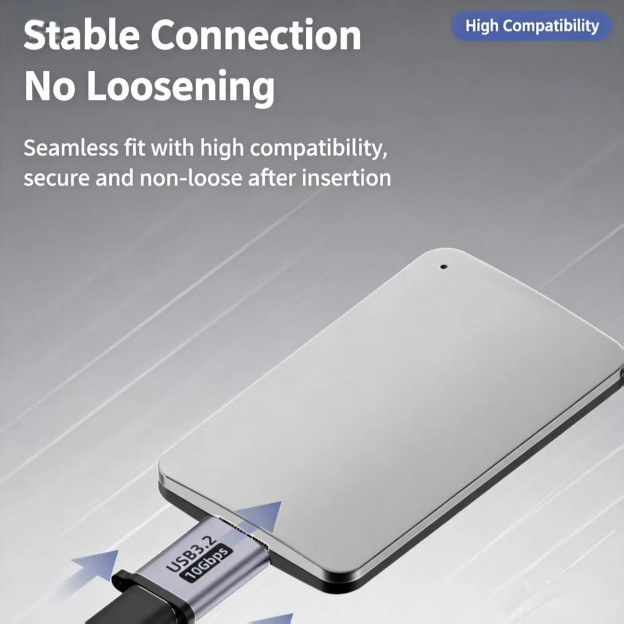 Micro B USB C 3.0 Male to Type C Female Adapter Type-C USB3.0 Micro B Connector for External Hard Drive Disk HDD Cable Adapter