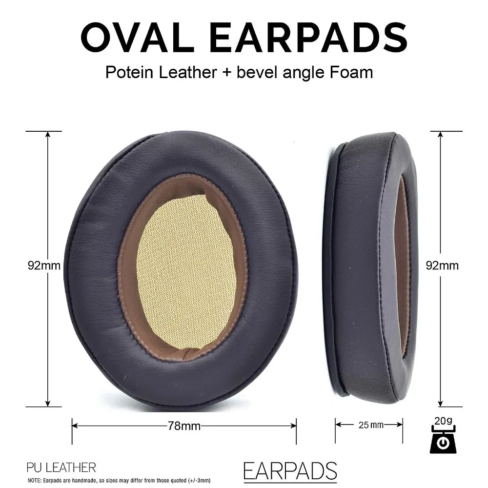 Replacement Earpads Ear Pads Cushion Muffs for Sennheiser Momentum 1 1.0 2 2.0 M2 HD1 Wireless Wired Over Around Ear Headphones