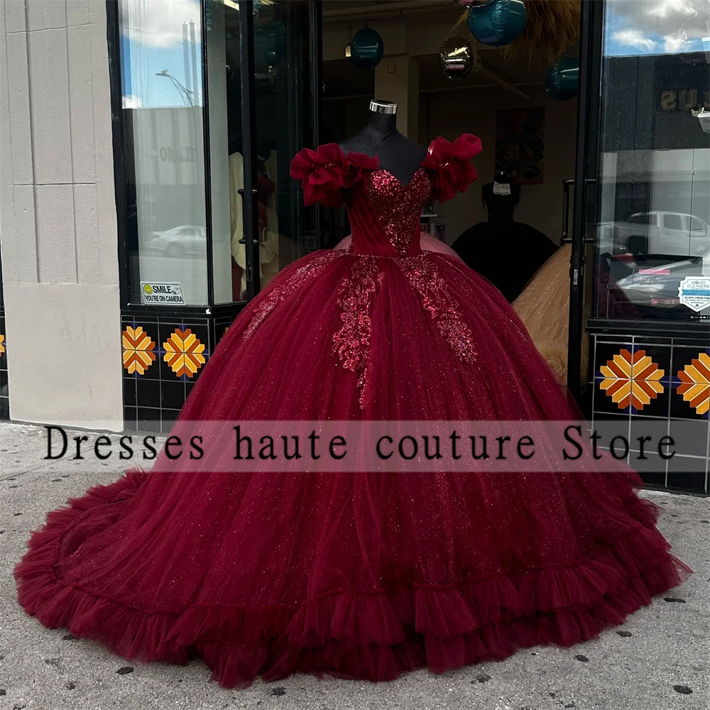 

New Arrivals Royal Blue Beaded Tulle Ball Gown Quinceanera Dresses 2024 Ruffles Sweet 15 Dress Lace up Vestidos De 15 Años