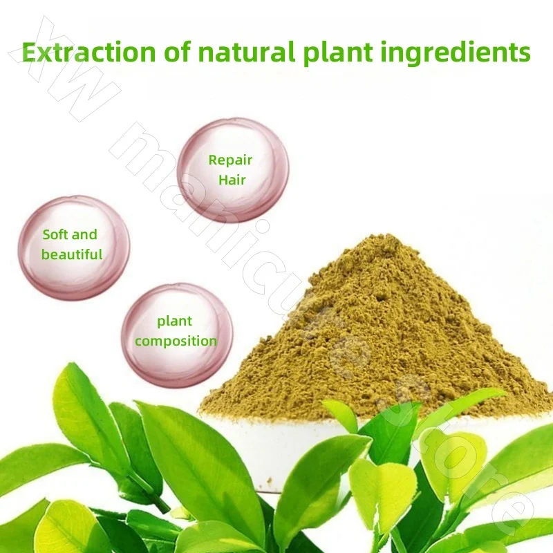 Himalayan Haina Powder 120g Nourishing Soft and Healthy Plant Hair Care Cover White Hair Long-lasting Fixation Dye Powder