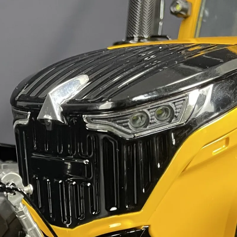 Metalowy ciągnik hydrauliczny LESU AOUE RC w skali 1/14, lekki dym, dźwięk FT, sterowany radiowo, samochód rolniczy, zabawka na zewnątrz z blokadą.