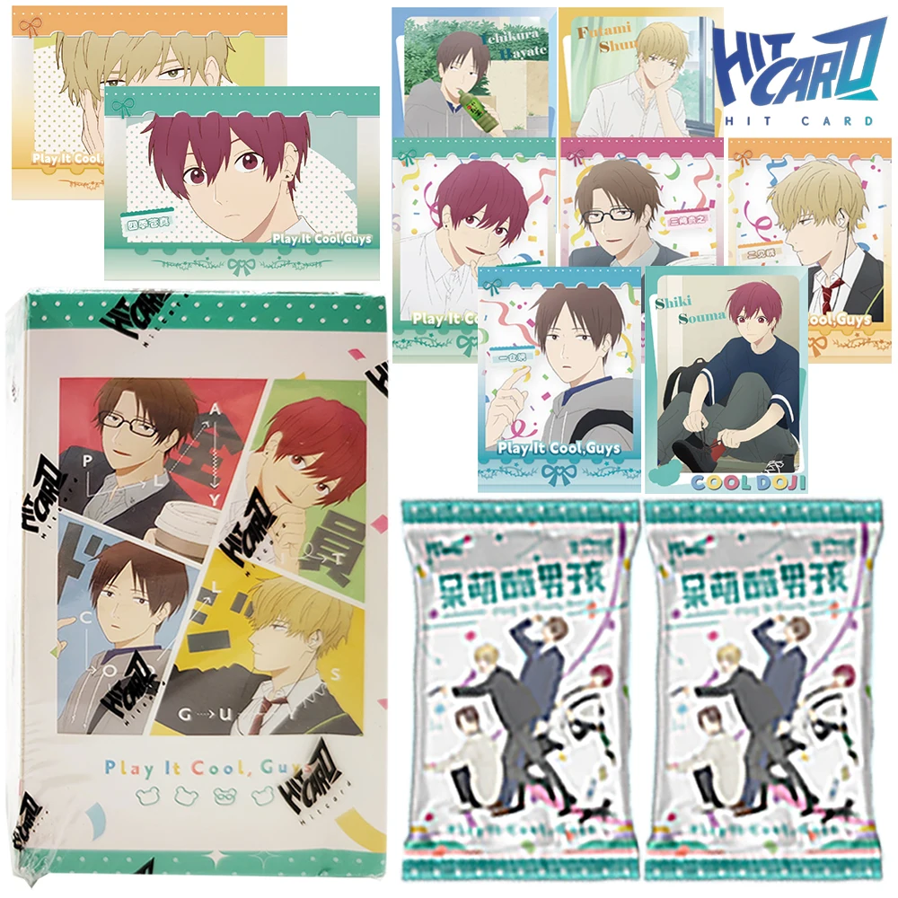 

Hitcard Genuine Play It Cool，guys Collection Card Surprise Gift for Friends Daily Comedy Anime Laser Craft Character Cards Toys