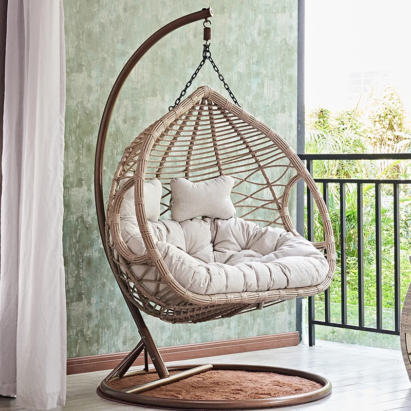 

2026 Hot Sales Hanging Metal Egg Chair Outdoor Swing Chair Hanging Egg Patio Swingspromote sales