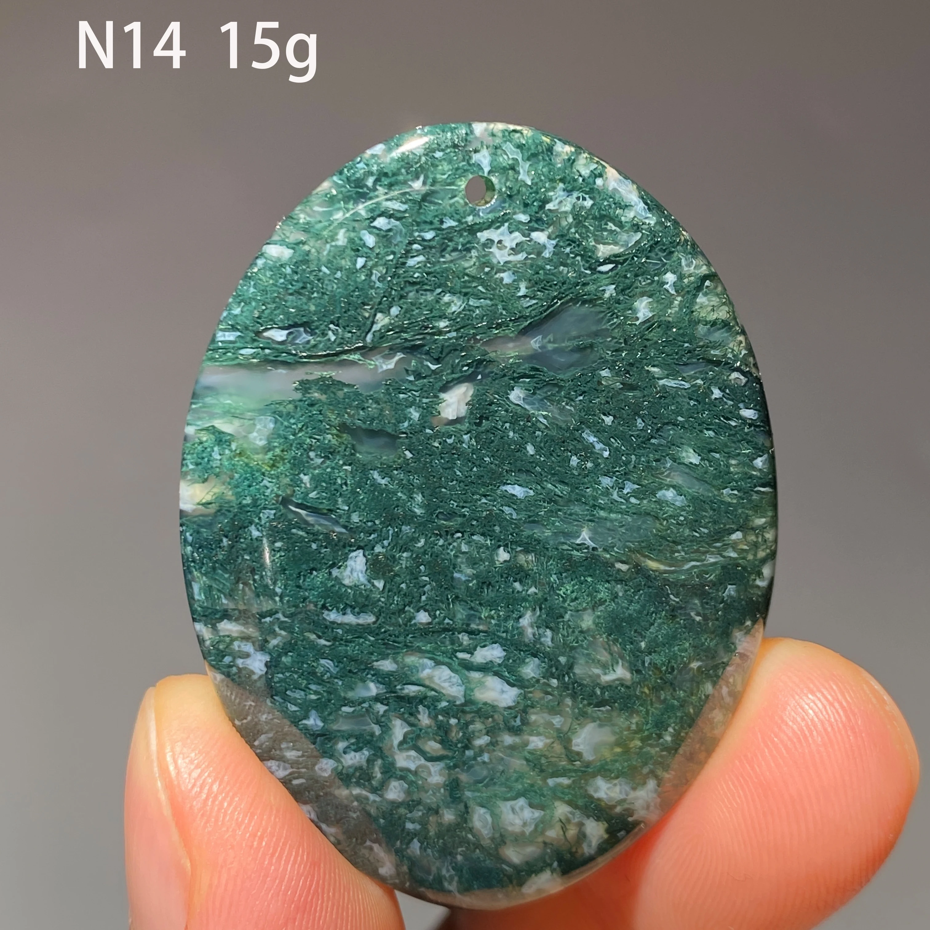 Natural Scenic Moss Agate Carnelian Pendant Polished Raw Quartz Healing Crystal Necklace Rock Decor DIY Jewelry Making Gem Gift