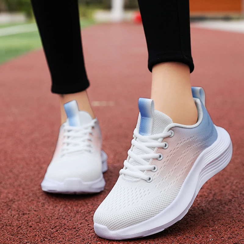 2024 Women Running Shoes Lightweight Ladies Sneakers Outdoor Breathable Comfortable Women Casual Shoes Soft Trainer Tennis Shoes