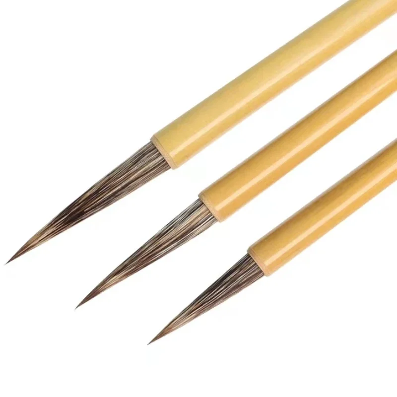 

Painting Fine Line Brushes Mouse Whisker Chinese Calligraphy Brush Pen Landscape Watercolor Meticulous Gouache Painting Brush