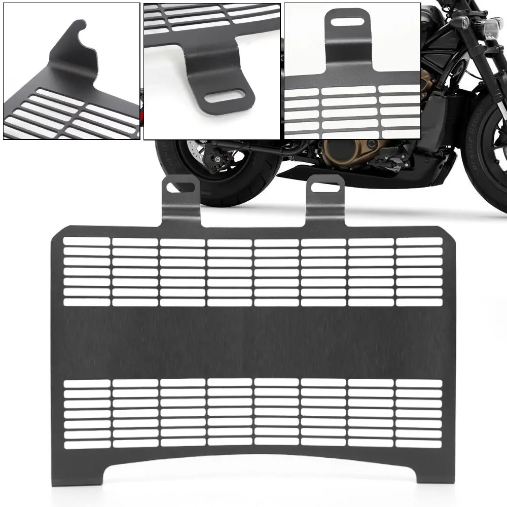 

Motorcycle Front Radiator Grille Guard Cover For Harley Sportster S 1250 RH1250 2021 2022 Accessories Radiator Protection Shield