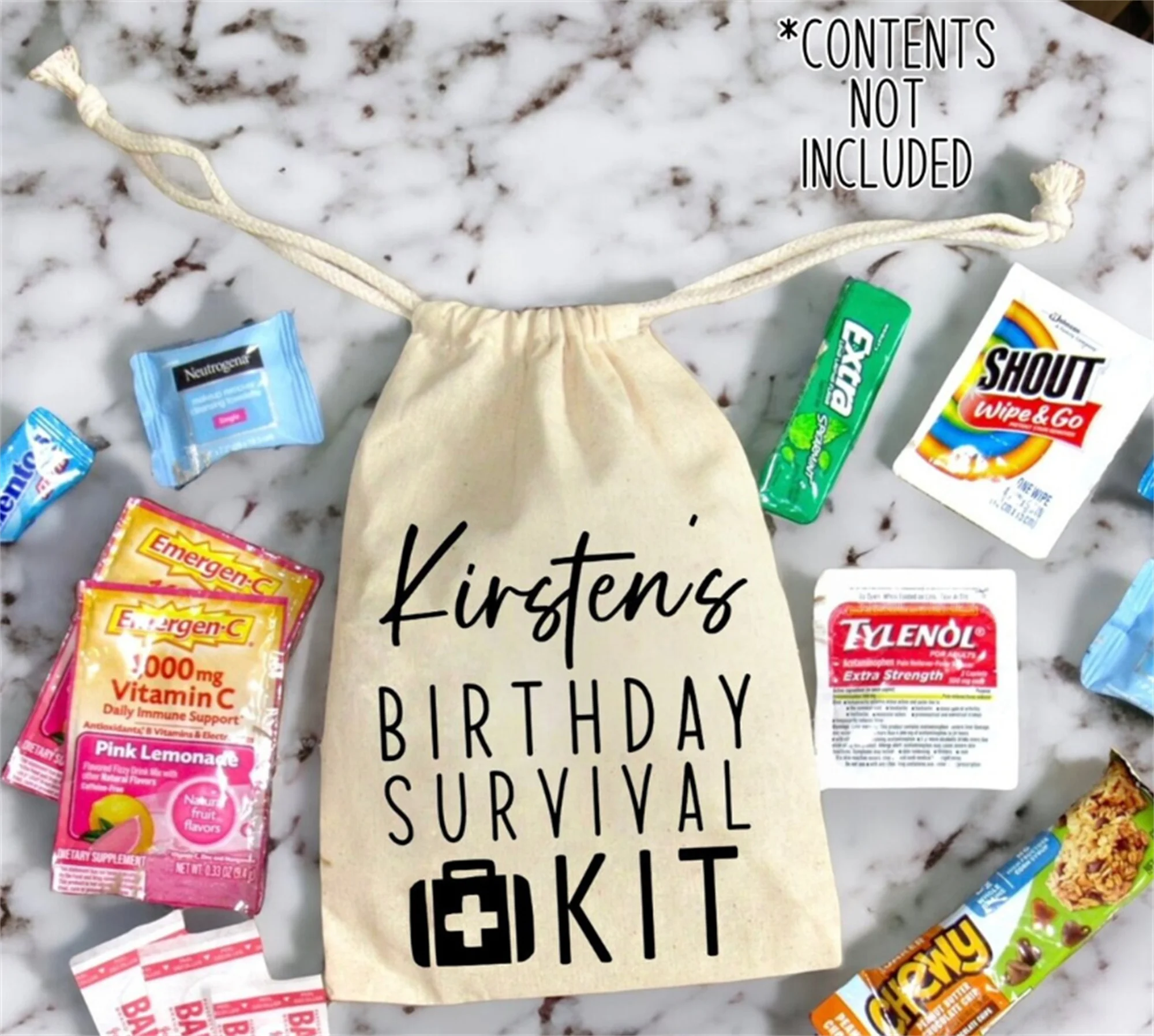 25 قطعة من مجموعات استعادة المخلفات - هدايا مضحكة لحفلات الكبار - أكياس أدوات المعلقات - أكياس علاج المعلقات - أكياس رباط لـ H #3