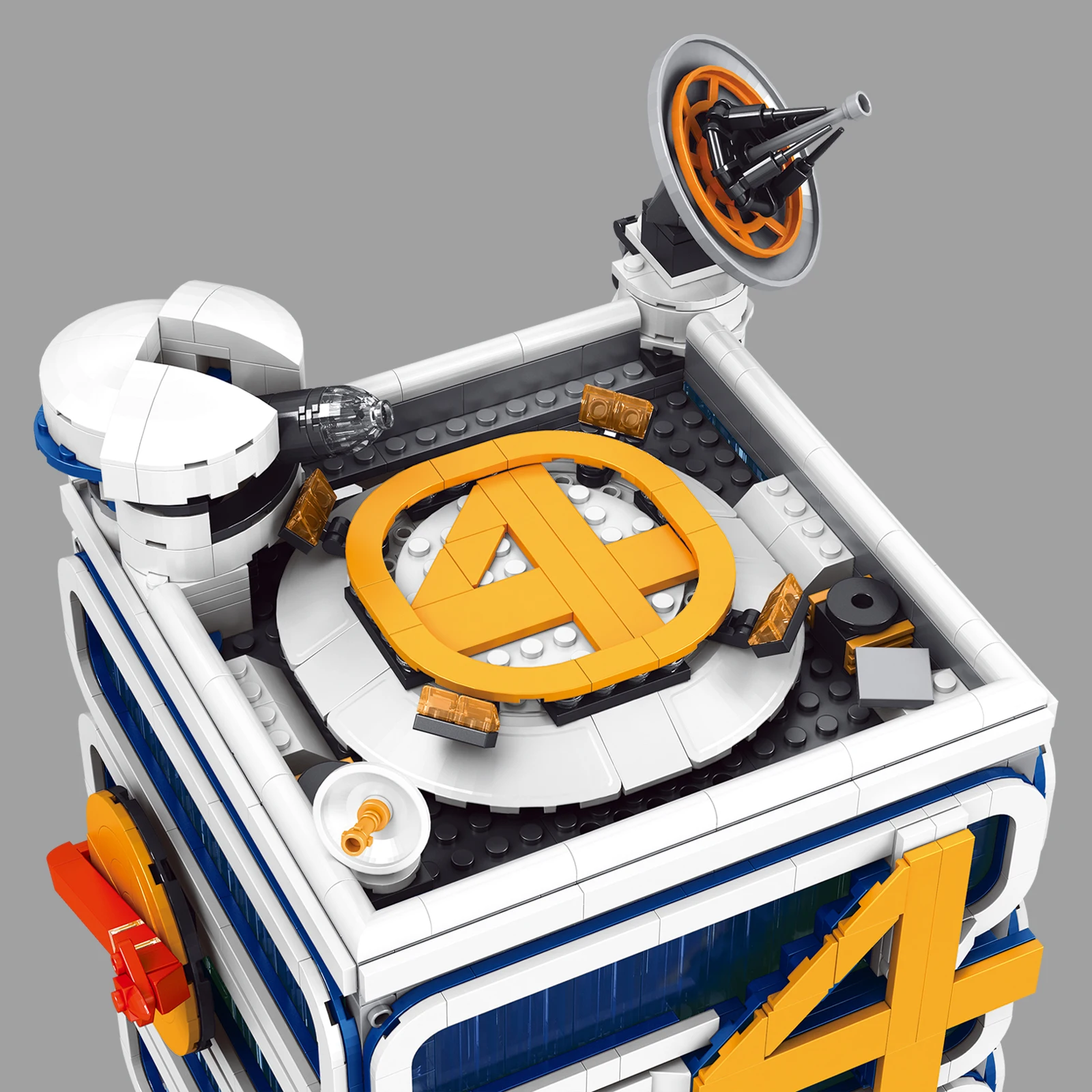 6135 قطعة أربعة أبطال برج البيت اللبنات فيلم الخيال العلمي ناطحة السحاب وحدات العمارة أطقم منمذجة اللعب هدية للكبار طفل