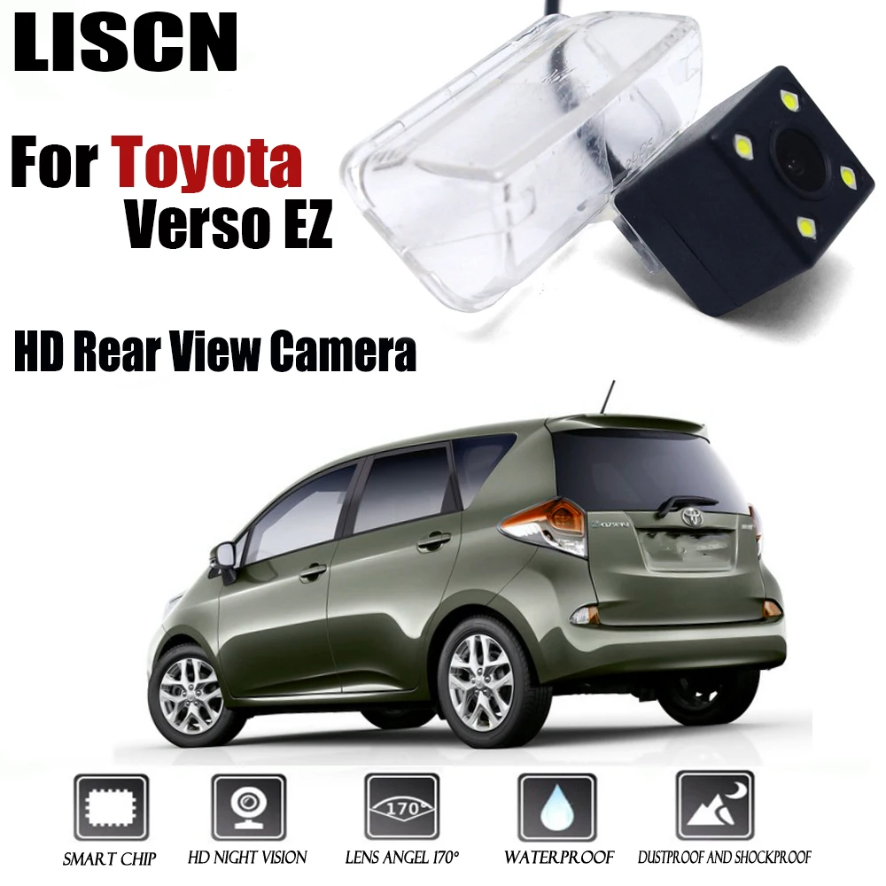 Rear View Camera For Toyota Verso EZ CCD Night Vision RCA Camera/LED License Plate Camera / Backup Camera