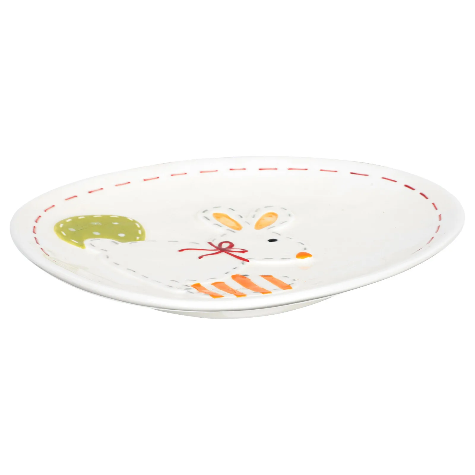 

Ceramic Flower Embossed Dinner Plate Lightweight Compact Design for Dessert Fruit Salad Sushi Serving Breakfast Party Home