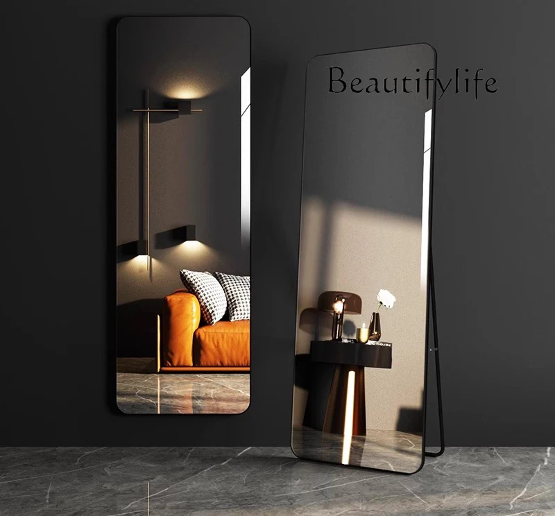 Light luxury full-body mirror floor-to-ceiling home wall-mounted dressing, makeup, bedroom fashion