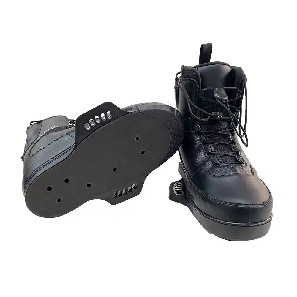 Factory Direct Wakeboard Boots - High Quality PVC Base Wakeboard Bindings for All Boards