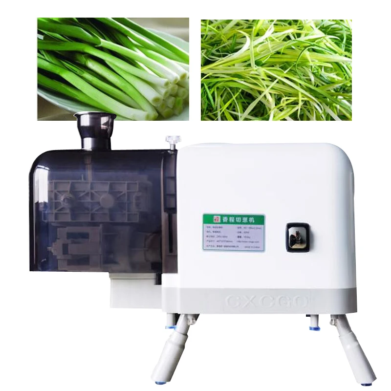 

Green Onion Shred Machine For Celery Cucumber Ginger Automatic Vegetable Cutting Machine Shredder Knife Distance 1.8MM/2.2MM/3MM