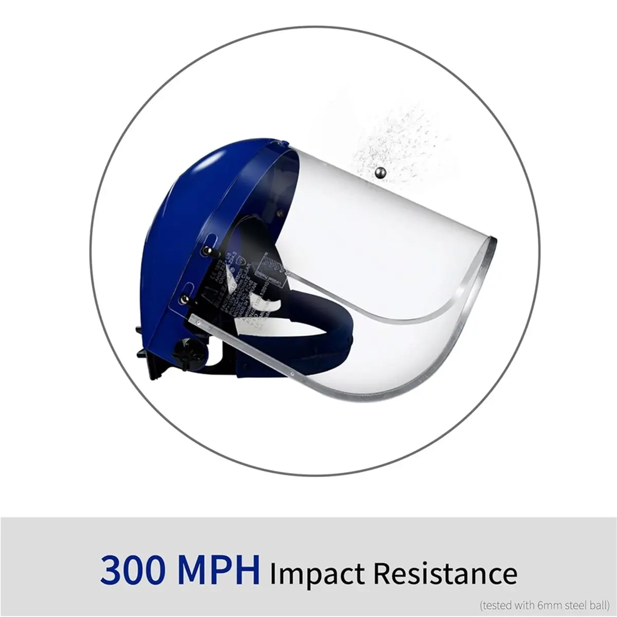 NEW Transparent Protective Mask Visor Polished Impact-Proof B1BL+FC48 Splashproof, Dustproof, Splashproof, Impact-Proof