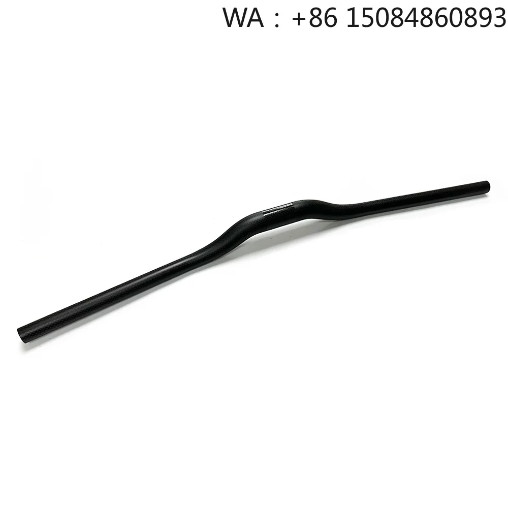 31.8mm Diameter Full Carbon MTB Straight Handlebar Ultralight Mountain Bicycle Steering Bar Custom Length Cycling Replacement Pa view 3