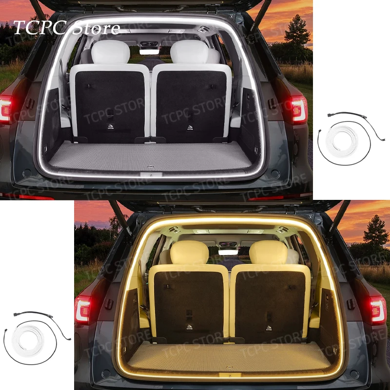 

For Geely Galaxy M9 LHD Rear trunk ambient light, automatic sensing light, welcome decoration light, modification accessories