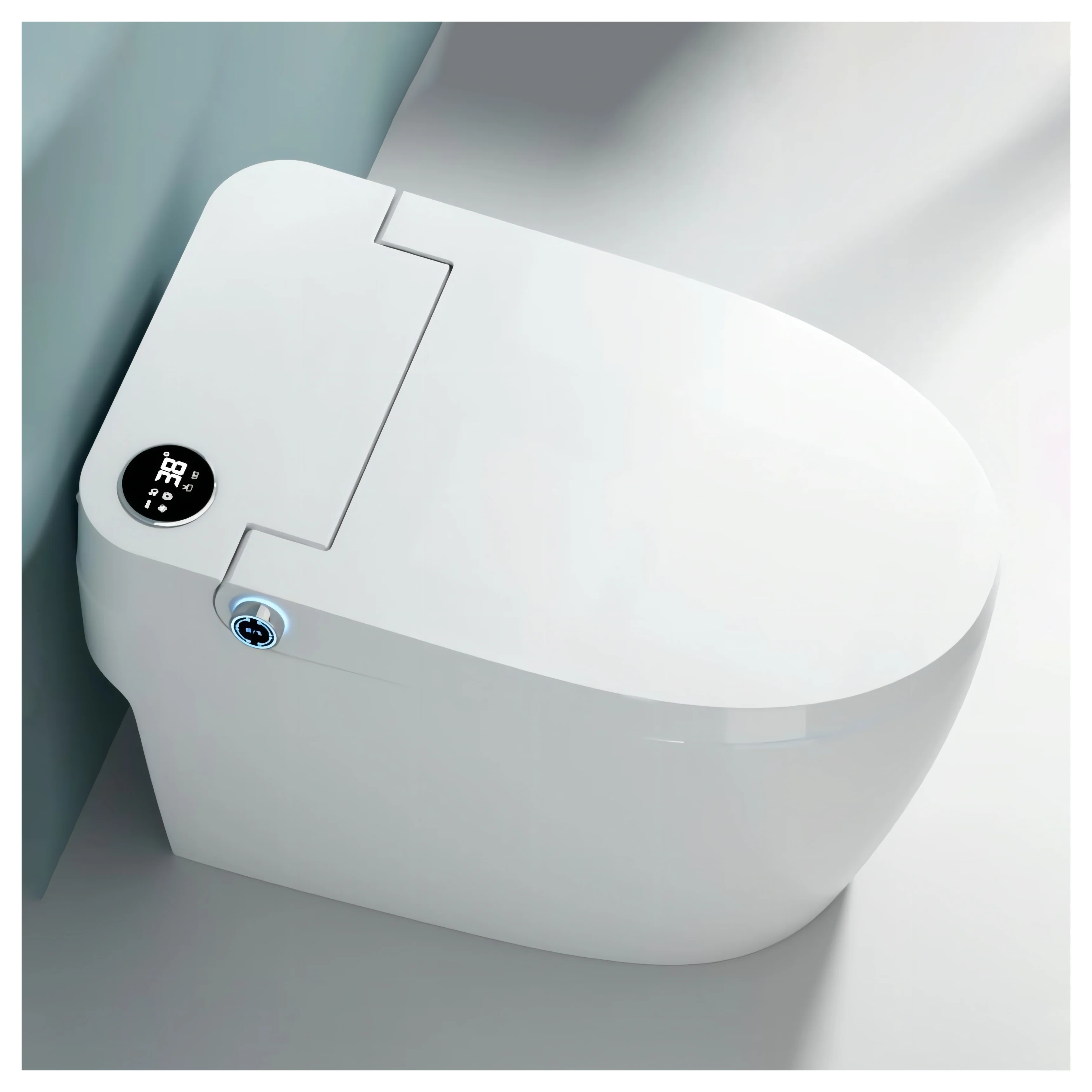 

Роскошный японский инфракрасный датчик смыва, удлиненный механизм, автоматический умный туалет с подогревом, электрический унитаз с сухим смывом