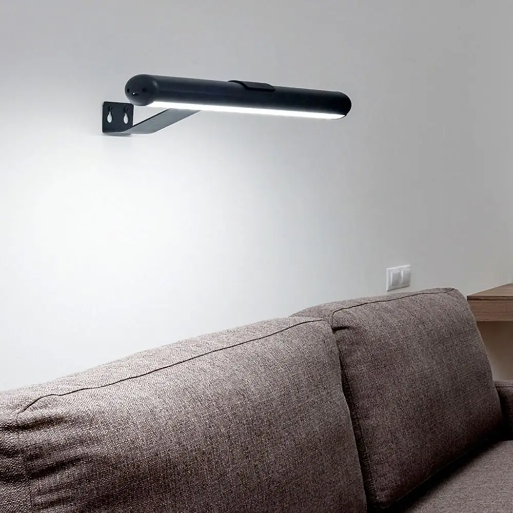 3 Color Dimming LED Magnetic Wall Lamp Detachable Rechargeable Wireless Picture Light Modern Design Adjustable Timer