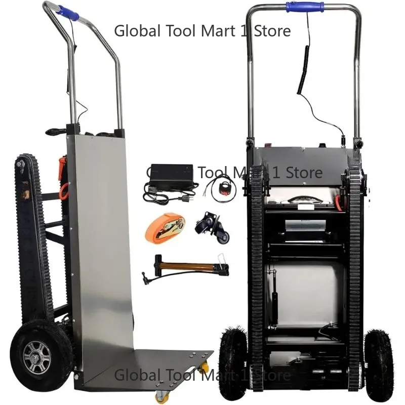 661lb Electric Stair ClimHand Trucks Dolly Cart or Moving, Motor Battery Powered acity Heavy Du- olding StCart,Customized