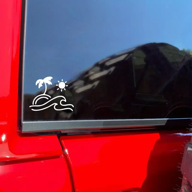 Sun Ocean Palm Trees, Beach Life Stickers, Funny Trucks Stickers