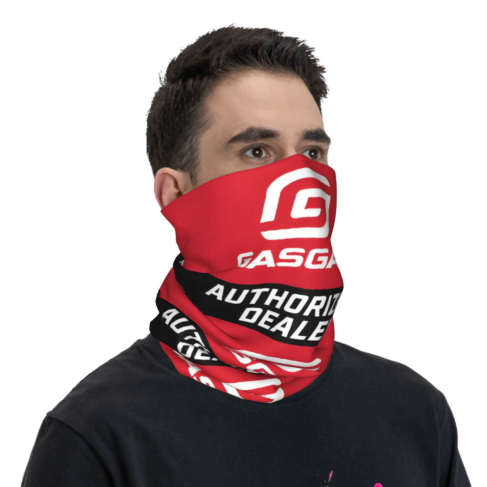 مخصص G-Gasgases دراجة نارية سباق الرقبة الجراب النساء الرجال UV حماية الشتاء دراجة نارية باندانا وشاح للمشي لمسافات طويلة