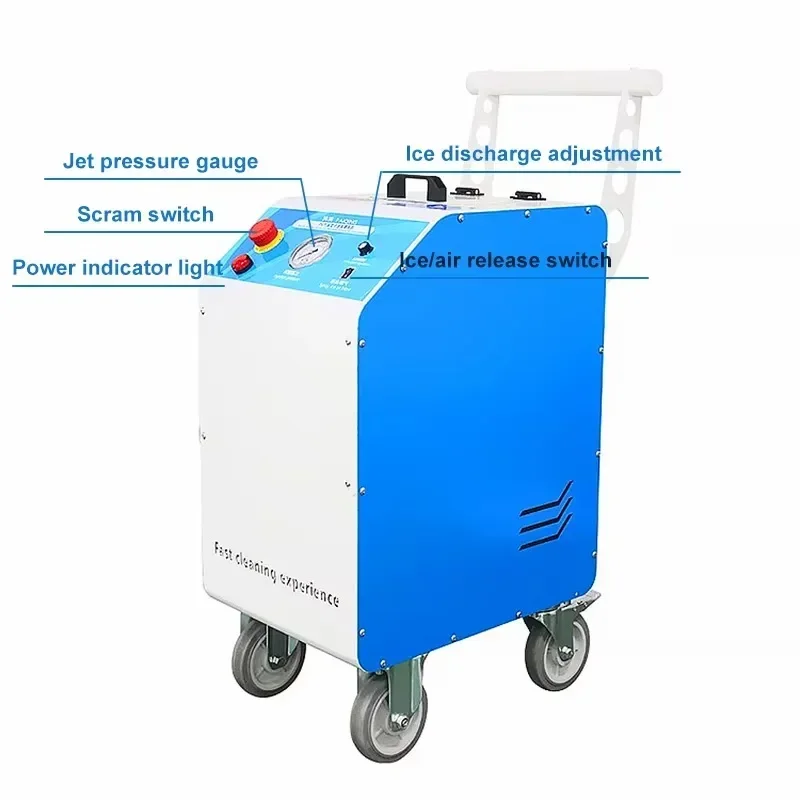 Good quality 220V Dry Ice Blasting Machine For Fine Parts/Dry ice cleaning machine