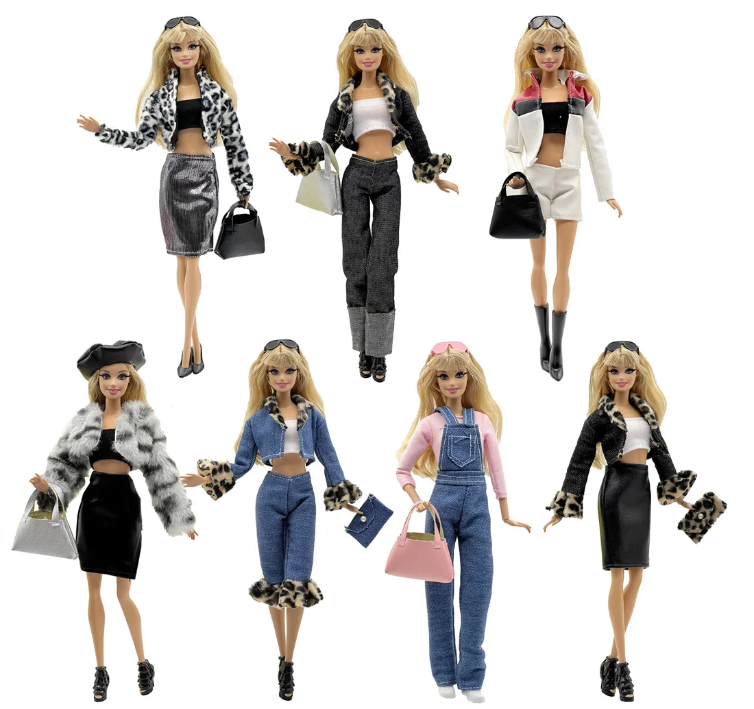 

1 Set Cloth Doll Accessories Fashion Casual Wear Outfit+Shoes for 11.5 Inch 30cm Doll Kids or Birthday Gift