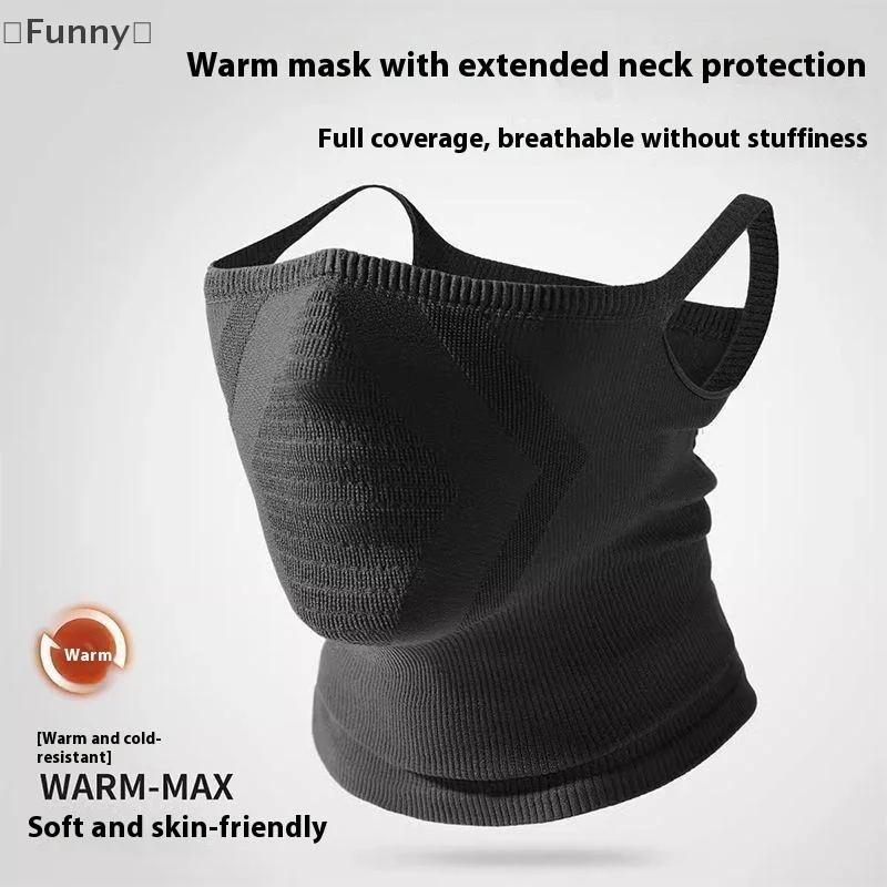 maveraFunny RagaRespirante Cotone Outdoor Windprof Escursionismo Ciclismo Maschera Sport Bandana Warrm Sciarpa Quattro stagioni Bici Campeggio Copertura per il viso