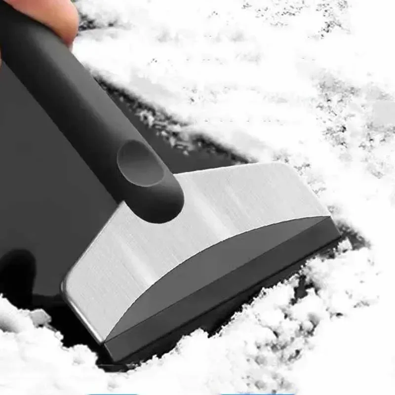 2Pcs Car Snow Remover Ice Scraper Windshield Ice Breaker Snow Shovel Cleaning Tools Quick Clean Glass Brushes Auto Accessories