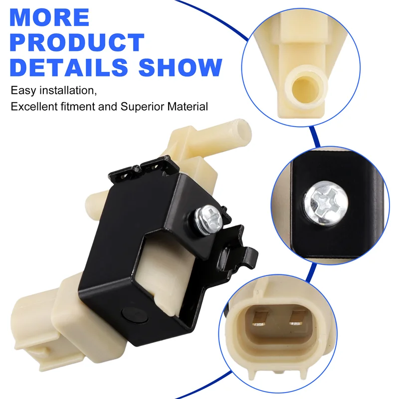 

QB-Car Vacuum Switch Valve Solenoid 90910-12264 184600-3981 For Toyota Lexus Car Accessories