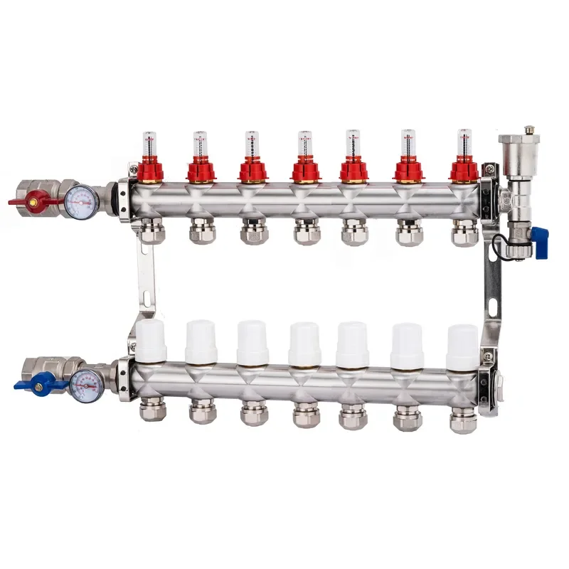 Professional Manufacturing of Stainless Steel Radiant Floor Heating Manifolds