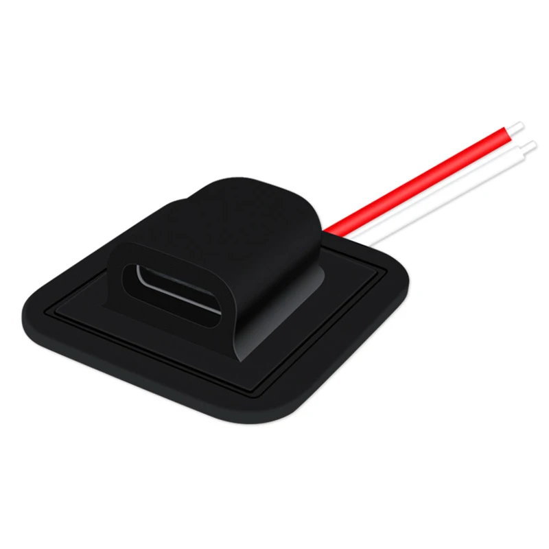 10cm 20V 3A USB Type-C Waterproof USB Connector Direct Compression Female Base Female Socket Charging Interface With 24AWG