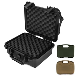3 Sizes Portable Plastic Hard Carry Tool Case Safety Protection Suitcase Equipment Instrument Outdoor Box with Pre-Cut Foam