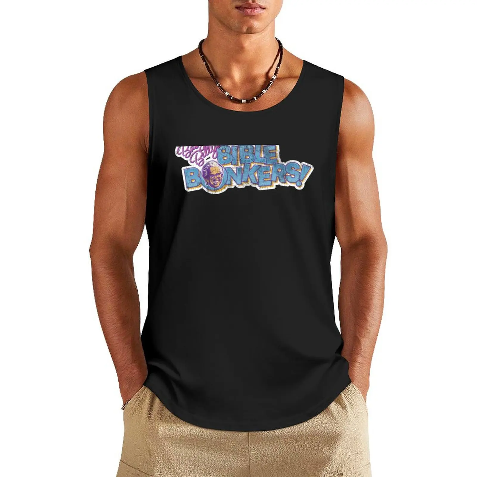 

Baby Billy Bible Bonkers Tank Top Vest Men's gym t-shirts clothing men