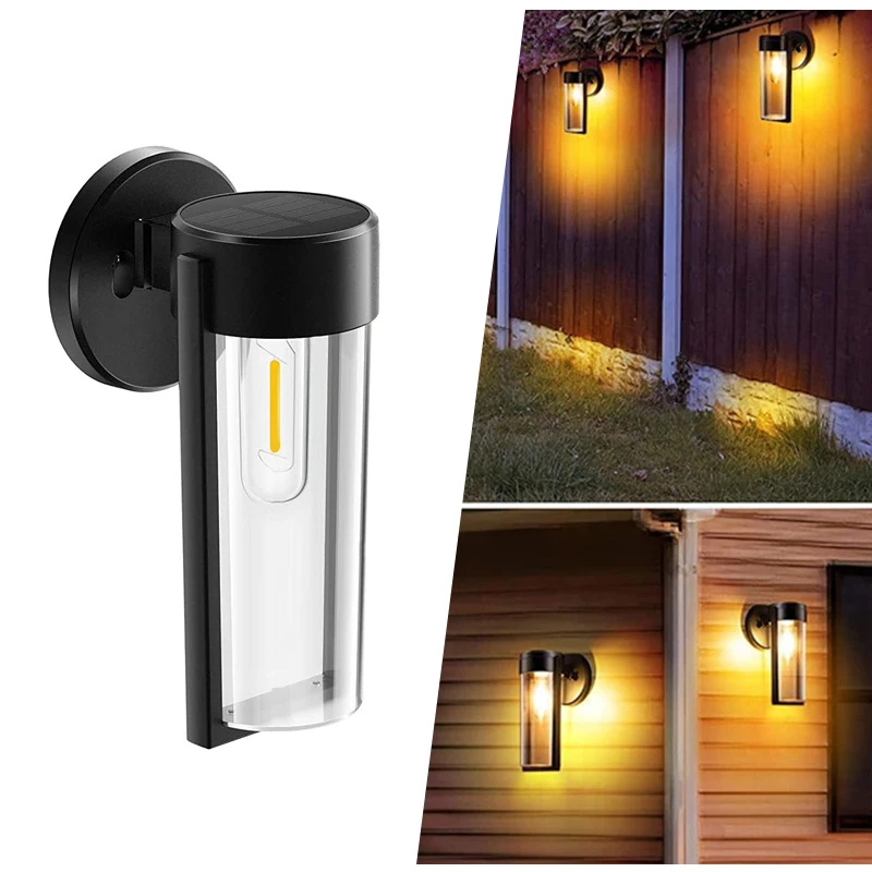 

Solar Wall Lamp Outdoor Waterproof Intelligent Induction Tungsten Filament Lamp Courtyard Garden Villa Lighting Night Light