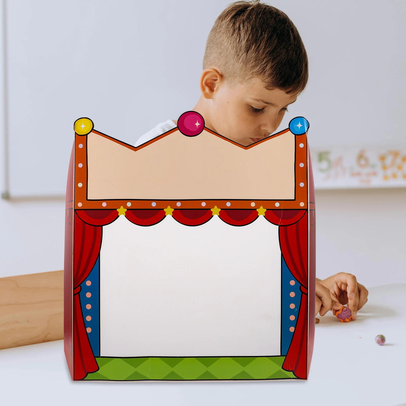 

DIY Shadow Puppets Kit Shadow Stage Teaching Aids Baby Boxes Letters Carnival Halloween Decorations Child Handmade Crafting