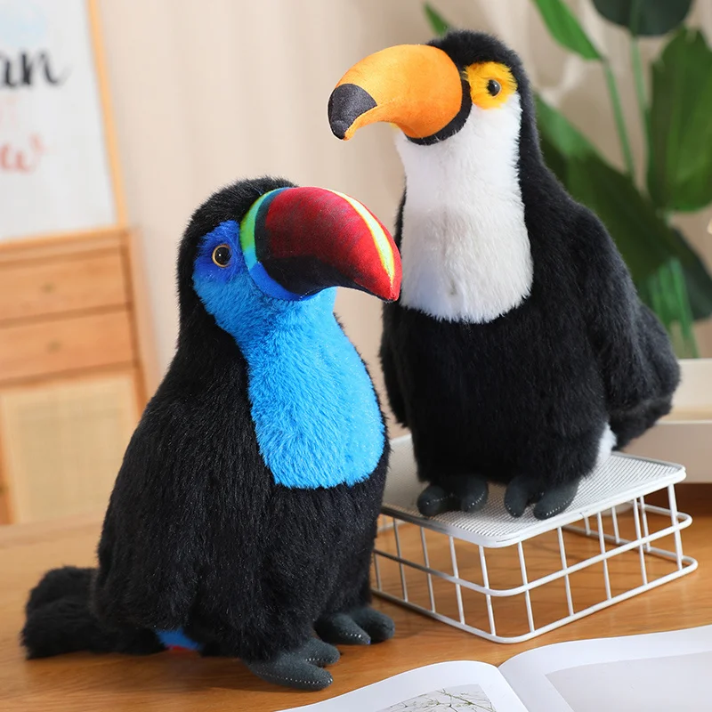 20/30/40CM Simulation Toco Toucan Plush Toys Cute Ramphastos Toco Stuffed Animated Bird Doll Cute Home Decoration Gifts