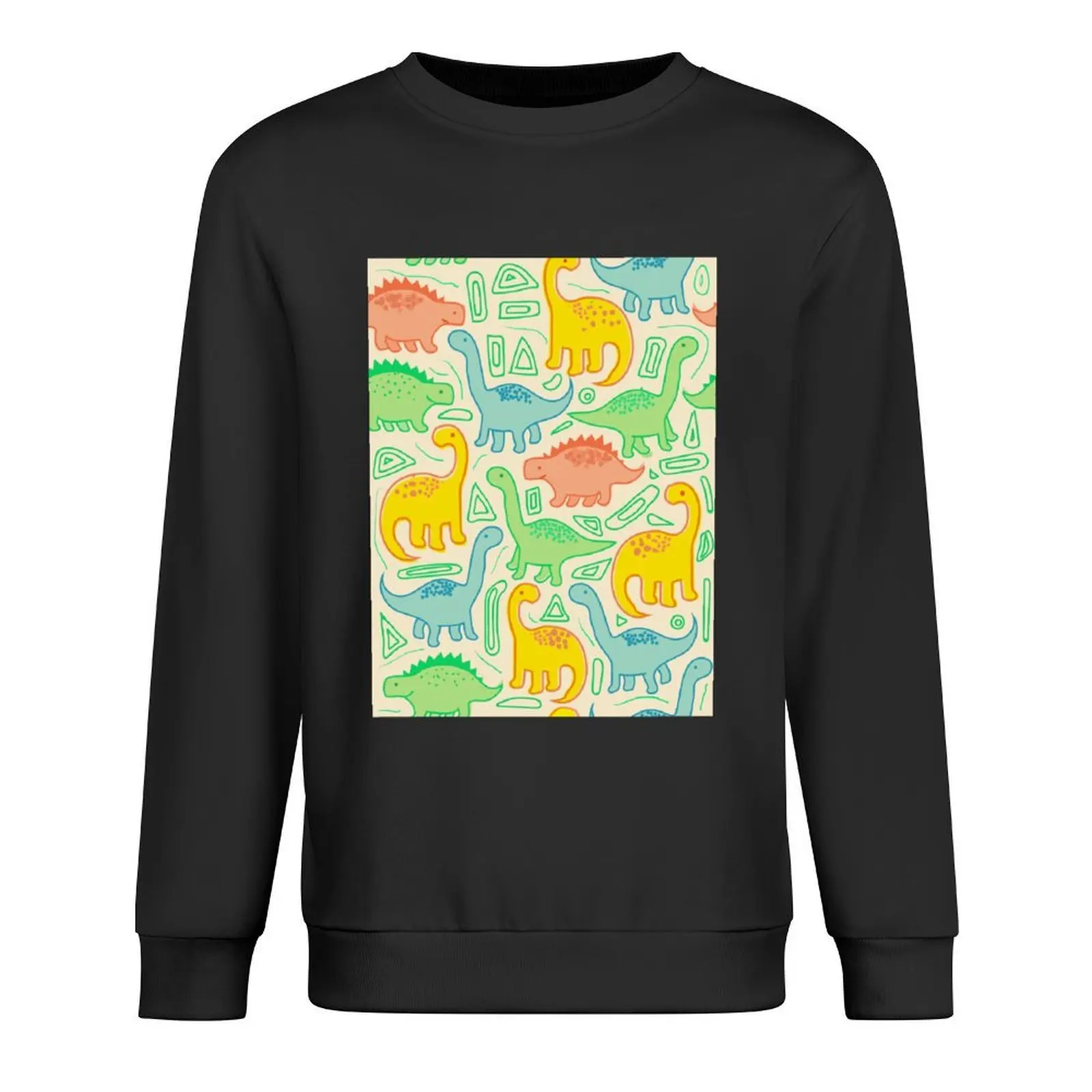 

Dinosaur party Pullover men's clothing men's sweat-shirt men clothes aesthetic clothing men's sweatshirt