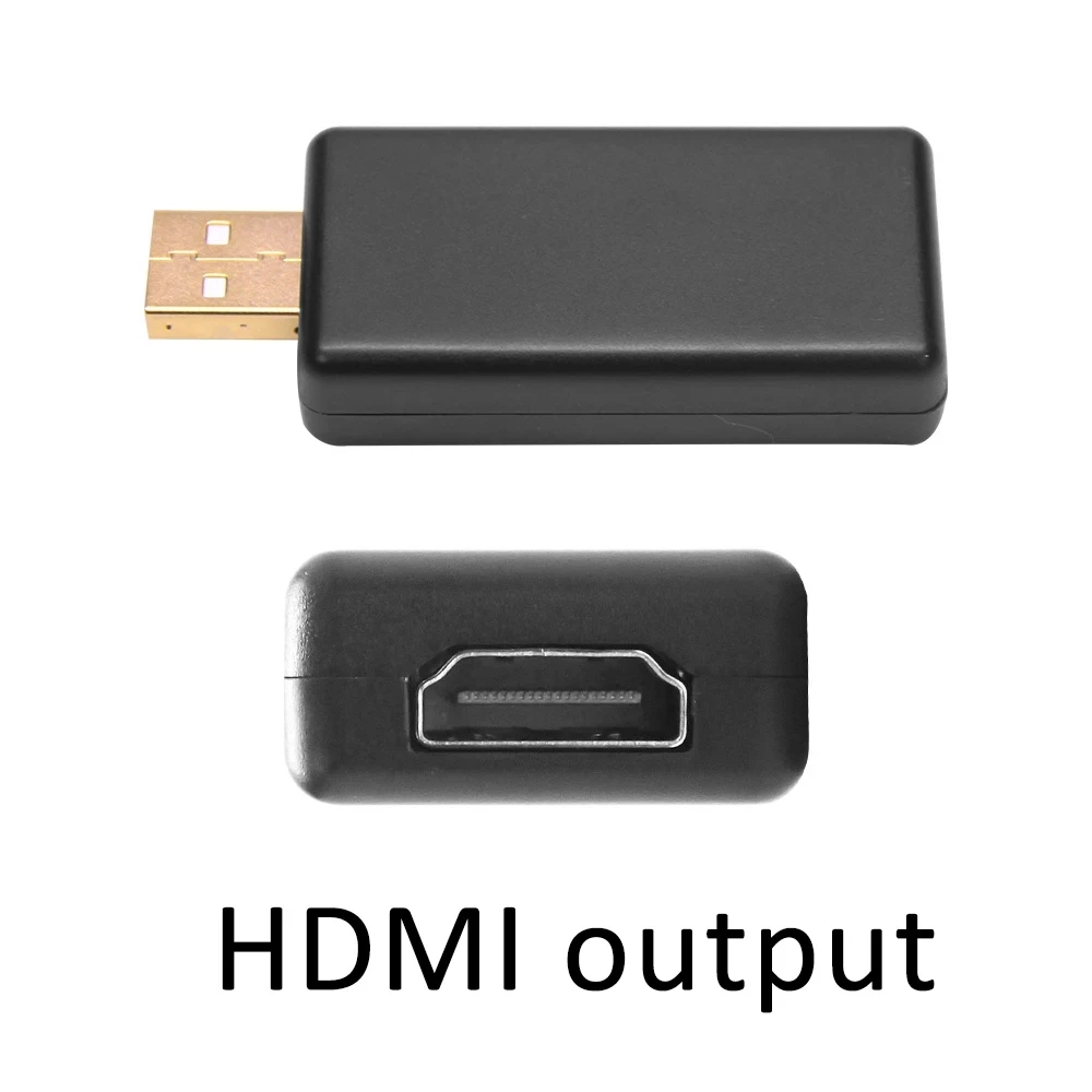 For USB to Cvbs or USB to HDMI Video output Adapter to RCA interface Cable usb input 2 port vedio output to Car Accessories