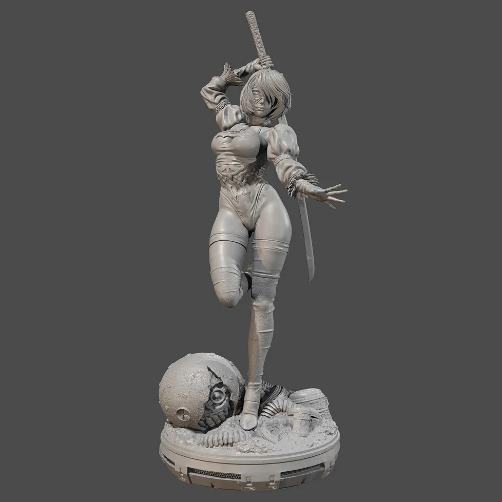 The height of man 38mm 50mm 75mm Resin model kits figure beauty colorless and self-assembled 3D Printing TD-7958/3D