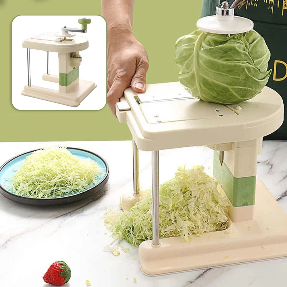 

Hand Crank Cabbage Slicers Chopper Quick Lettuce Sharpen Grater For Restaurants Manual grinder for pepper Kitchen tools Mortar