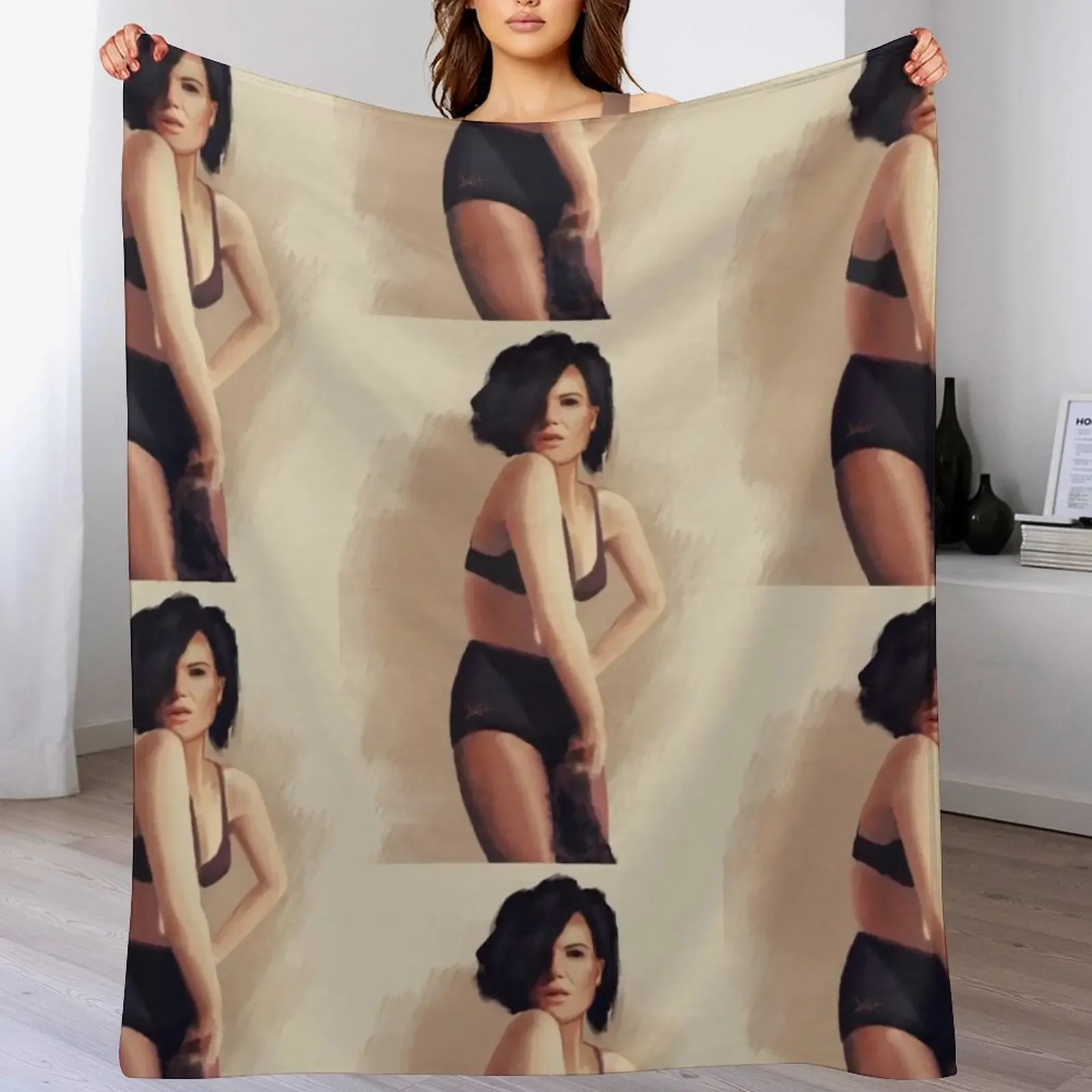 Lana Parrilla Throw Blanket Hair for winter Blankets